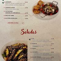 cogumelos, caponata at Café Sunrise in Florianopolis