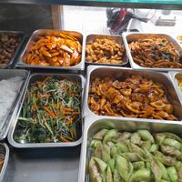 Com chay selection at Bat Nha 1 Vegetarian Restaurant in Ho Chi Minh City