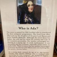 Ada’s namesake  at Ada's Technical Books and Cafe in Seattle