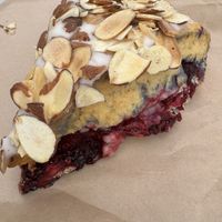 Raspberry scone  at Ada's Technical Books and Cafe in Seattle