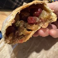 Black Friday empanada —amazing!  at Ada's Technical Books and Cafe in Seattle