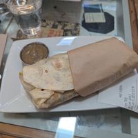 Breakfast burrito at Ada's Technical Books and Cafe in Seattle