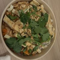 Satay tofu noodle bowl  at Vegetalist in Balaclava