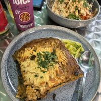 Mushroom and spinach lasagnee  at Vegetalist in Balaclava