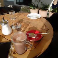 Beste heiße vegane Schokolade ever!!!! at Buchladen und Café am Münsterplatz in Bramsche