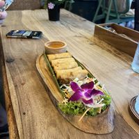 Vegetable Spring Rolls  at Boran - โบราณ ณ อยุธยา in Ayutthaya