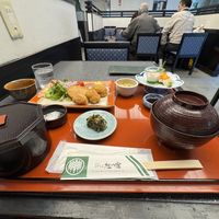  at Restaurant Oomoto in Miyajima