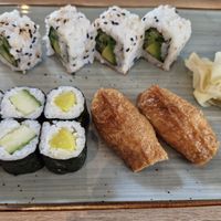 Veganes, japanisches Sushi "Vegetarisches Sushi" - ist jedoch vegan!!! at Miga Sushi in Koenigstein
