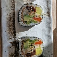 Gruß aus der Küche: Veganes, koreanisches Sushi at Miga Sushi in Koenigstein