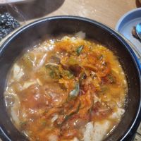 vegan tofu jigae at Myeongdong Joomak - 명동주막 in Seoul