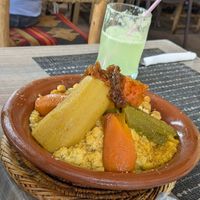 Couscous at Malah Café & Restaurant in Marrakech