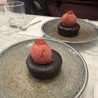 Chocolate pudding   at Kin Restaurant in London