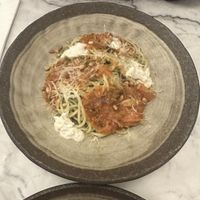 Pistachio pasta  at Kin Restaurant in London