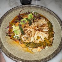 Cauliflower Steak dish   at Kin Restaurant in London