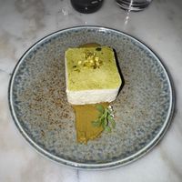 Avocado lime cheesecake  at Kin Restaurant in London