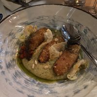 Broad Bean Croquettes  at Kin Restaurant in London