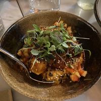 Sticky Cashew Tofu  at Kin Restaurant in London