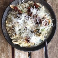 The Scrumptious cheesy truffle small plate  at Kin Restaurant in London