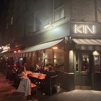 You can also sit outside…..even in February   at Kin Restaurant in London