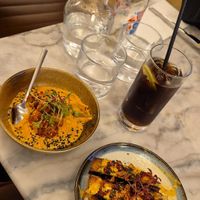 Aubergine & Tofu with cashew at Kin Restaurant in London