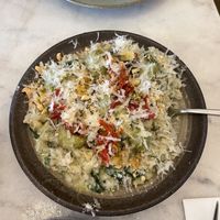 Barley risotto  at Kin Restaurant in London