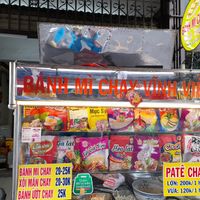 The stall outside the house at Bánh Mì Chay Vĩnh Vien in Ho Chi Minh City