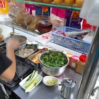 Ingredients. Only mayonnaise is NOT vegan at Bánh Mì Chay Vĩnh Vien in Ho Chi Minh City