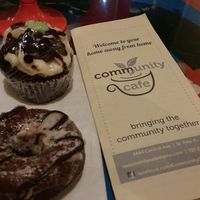 Some vegan gluten free desserts at Community Cafe in St Petersburg