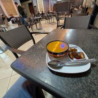 Inside at Café Bonjour in Guelmim