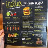 Any burger can be made vegan   at The Eddie Burger + Bar in Banff