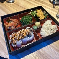 Vegan bento box  at Sora & Oak in Sandusky