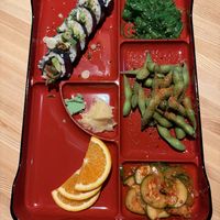 Vegan bento box  at Sora & Oak in Sandusky