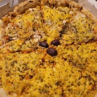 Meia portuguesa vegana e meia frango vegano at Pizzaria da Rita in Sorocaba