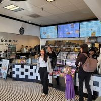 Huge menu at Brooklyn Cafe in The Woodlands