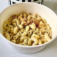 Mac and cheese at Vegante in Dubai