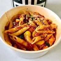 Penne arrabbiata  at Vegante in Dubai