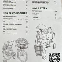 Separate vegan & vegetarian menu  at Basil Leaf Pho in Fitzroy
