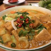 Tofu and veg laksa   at Basil Leaf Pho in Fitzroy