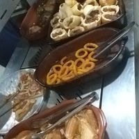 Noite de Buffet junk food at LAR vegan in Sao Paulo