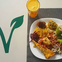 Vegan lunch at LAR vegan in Sao Paulo