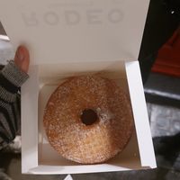 Simple doughnut (sugar) at Rodeo Doughnuts - Fleet St in London