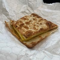 Just egg flatbread   at Caribou Coffee  in Atlanta