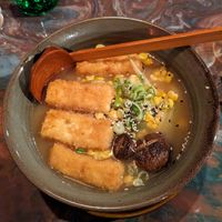 Vegan ramen at Rễ Restaurant Brno in Brno