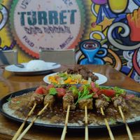 Vegetarische sate at Turret Cafe in Bukittinggi