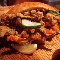 Mushroom po boy at Mother in Sacramento