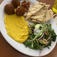 Hummus and falafel   at Mother in Sacramento