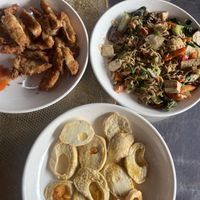   at H&H Vegetarian Food & Pizza in Vang Vieng