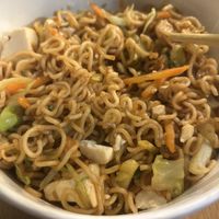 Noodle con verdure (chiesti senza uovo e con tofu)  at ZEN in Padua