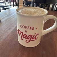 Lavender vanilla coffee   at Blissful Banana Cafe in Orland Park