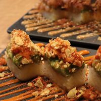   at REDWHITE BONELESS RAMEN Downtown Los Angeles in Los Angeles